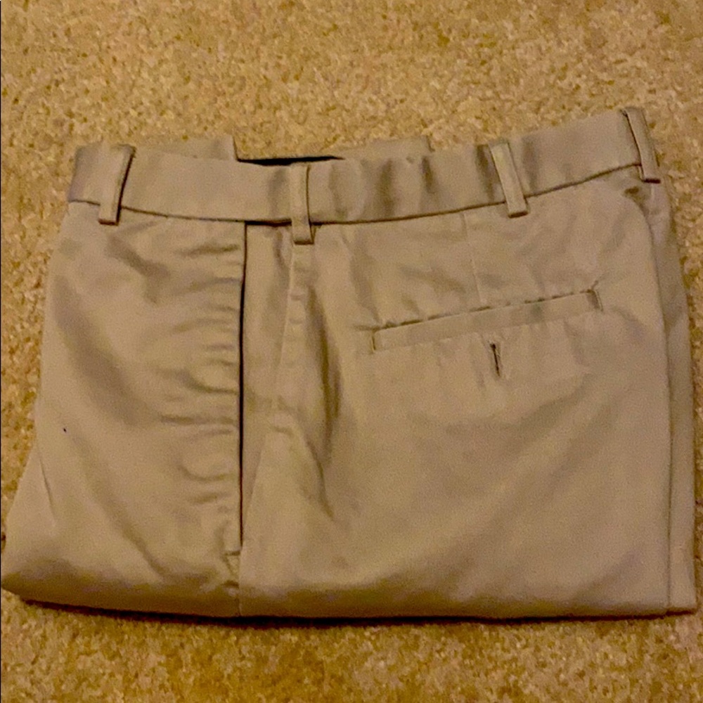 Mens haggar khaki dress pants